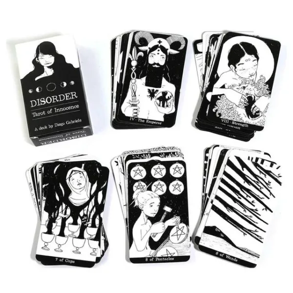 A deck of cards with pictures on them.