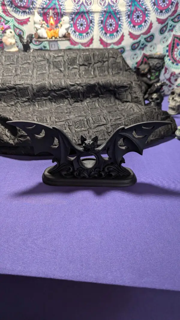 Bat Moon Phase Tealight Holder