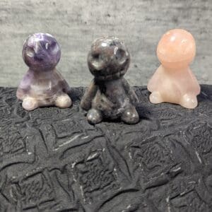 Crystal Carved Voodoo Style Sac Man